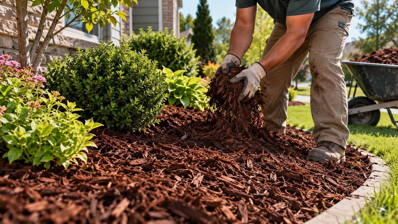 Mulch Installation image