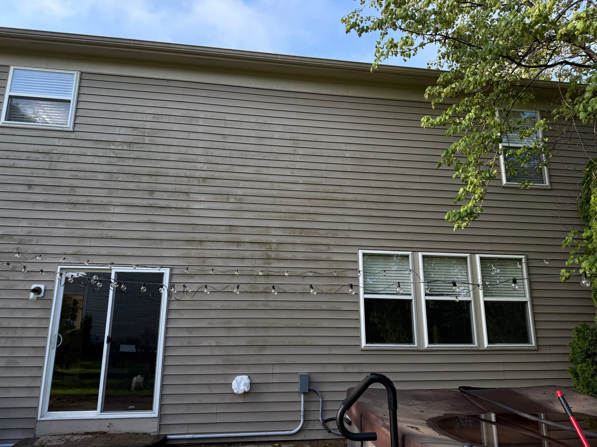 House Siding Power Wash in Fishers Cleans Up Fast image
