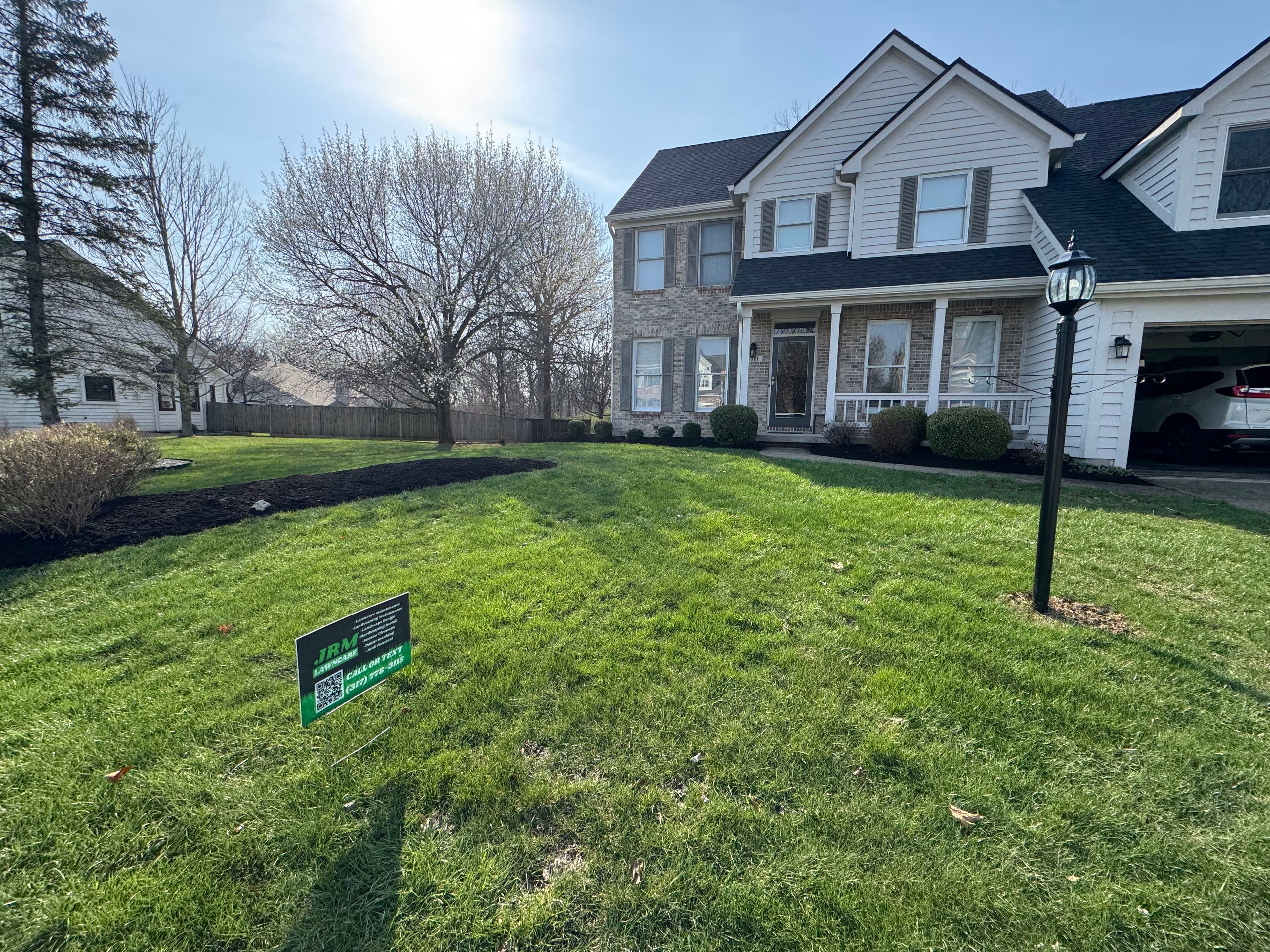Project Lush Lawn Makeover with Premium Black Mulch image