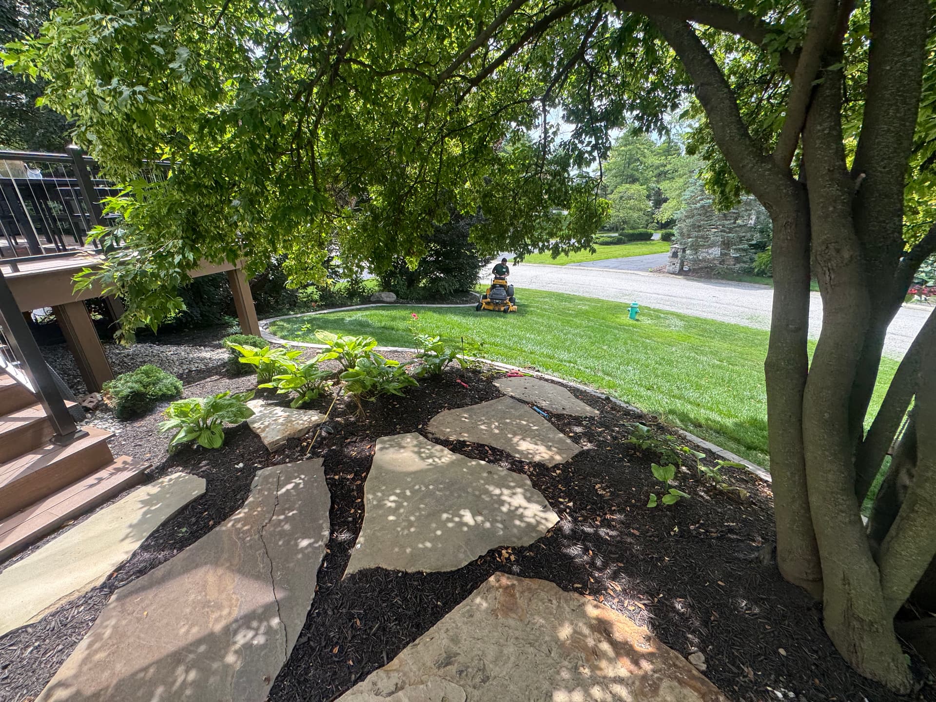 Gallery photos for Flagstone Walkway Install That Actually Works With the Yard: Image #2
