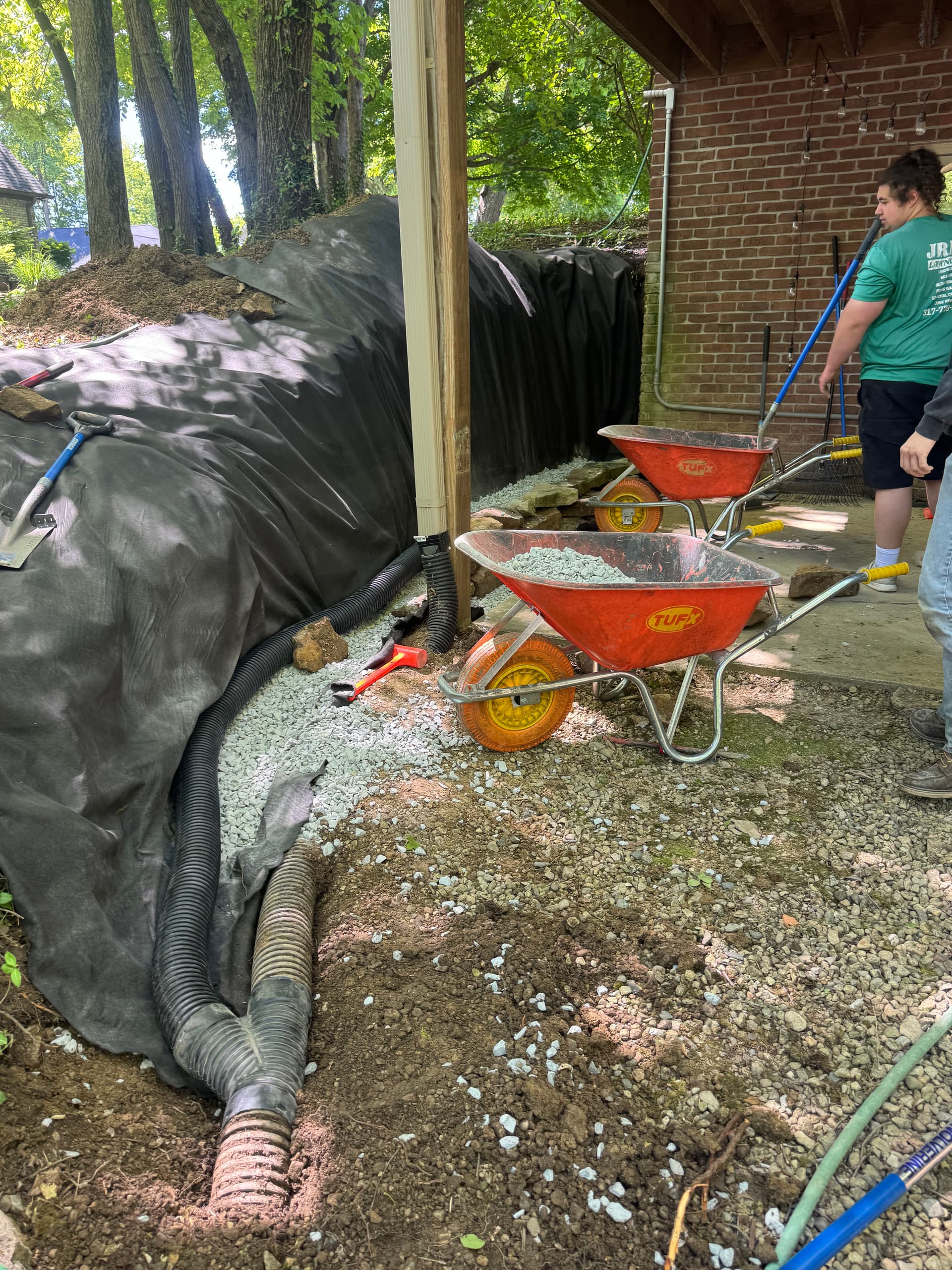 Gallery photos for Retaining Wall Replacement Done Right in Noblesville: Image #1