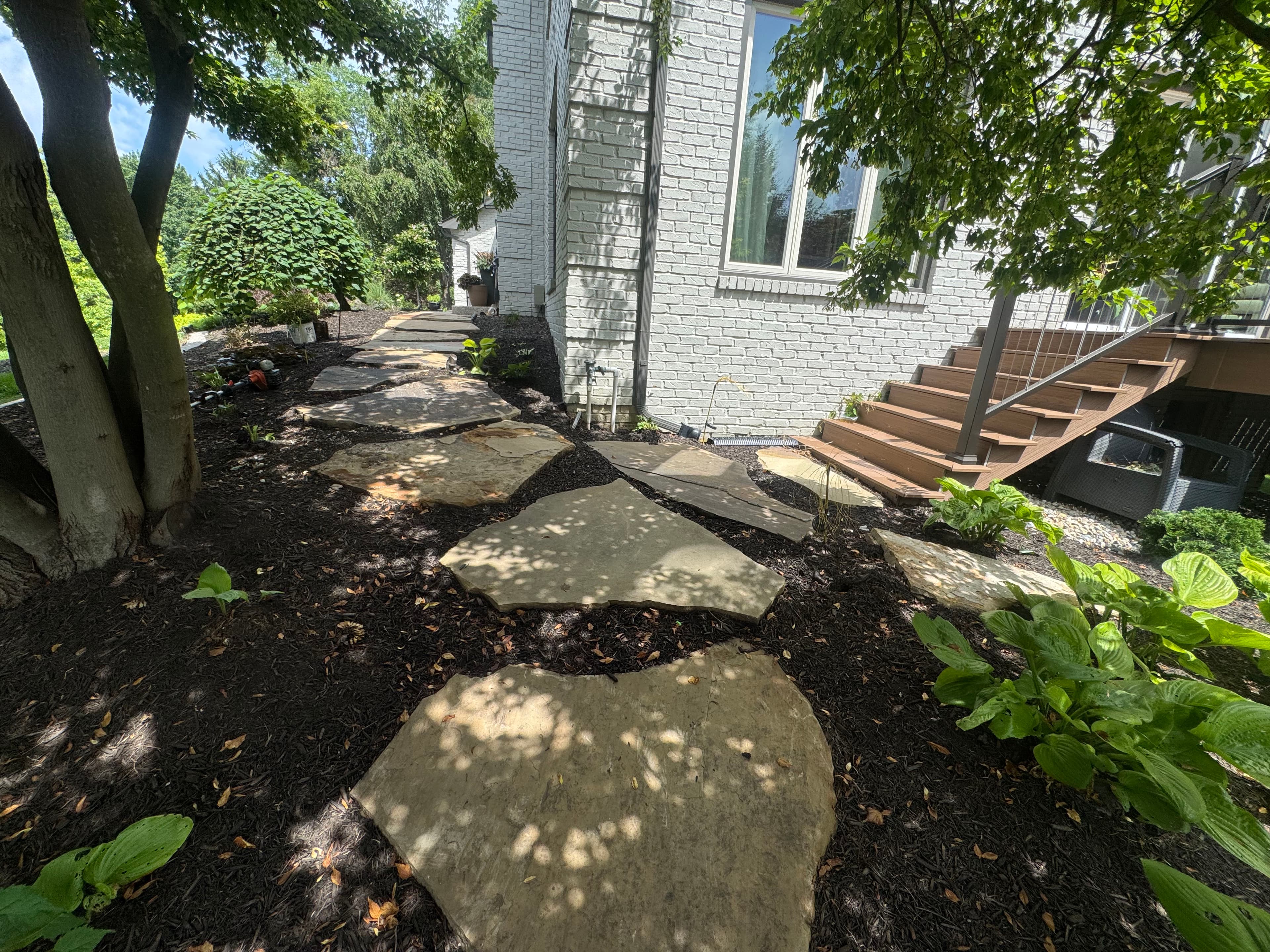 Project Flagstone Walkway Install That Actually Works With the Yard image