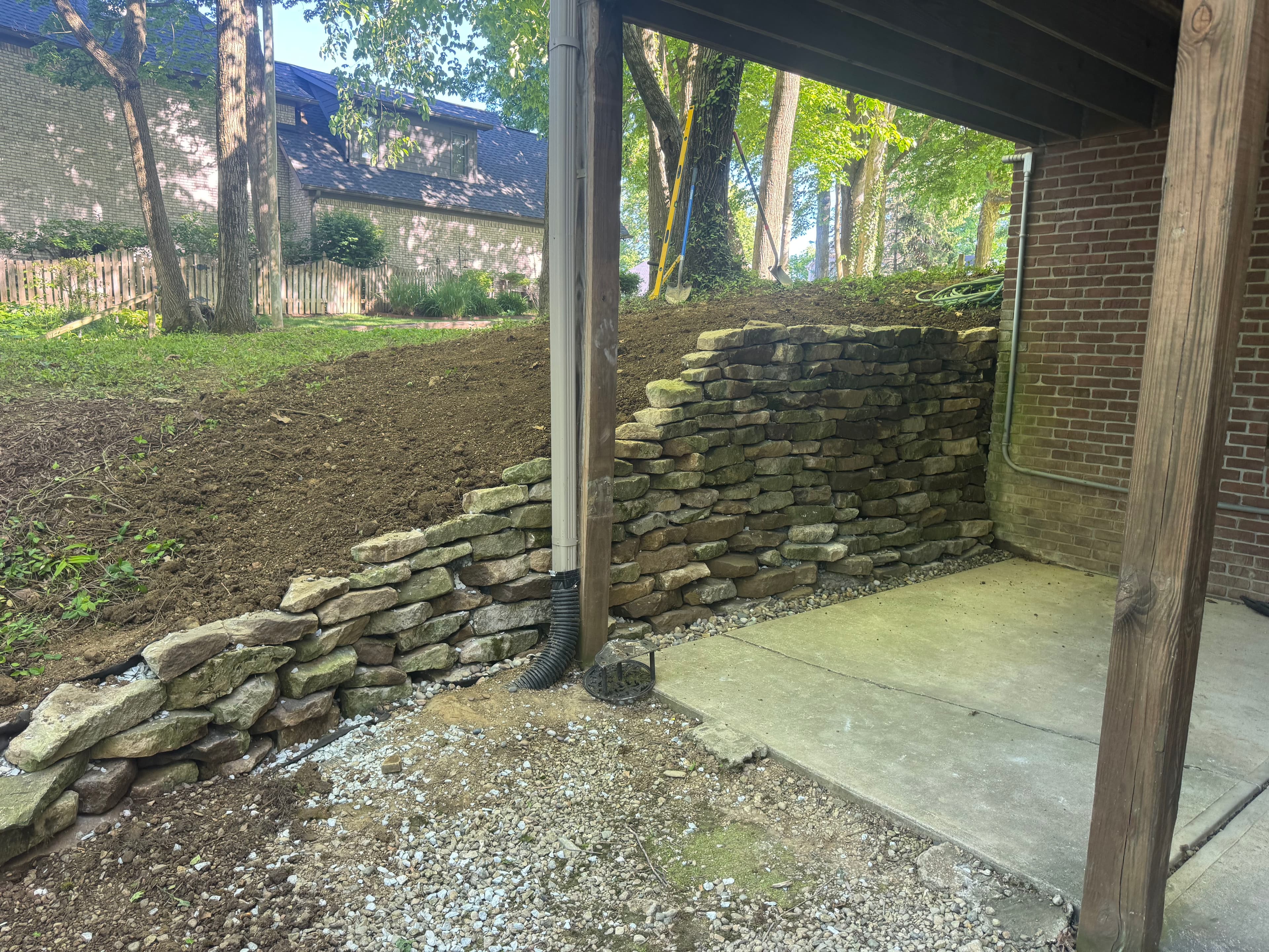 Project Retaining Wall Replacement Done Right in Noblesville image