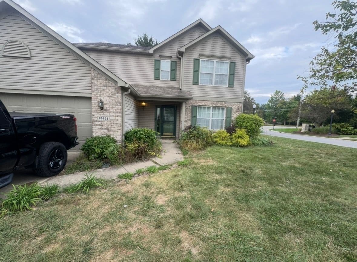 Front Garden Bed Makeover in Fishers IN image